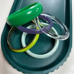 Vintage 5 Piece Bangle Bracelet Lot